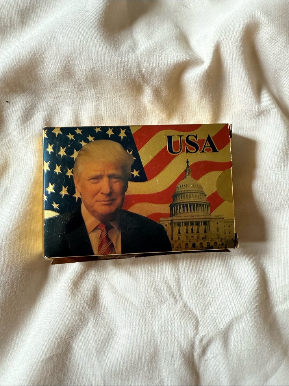 Gold Patriotic Playing Cards - USA Design - Picture 2 of 4